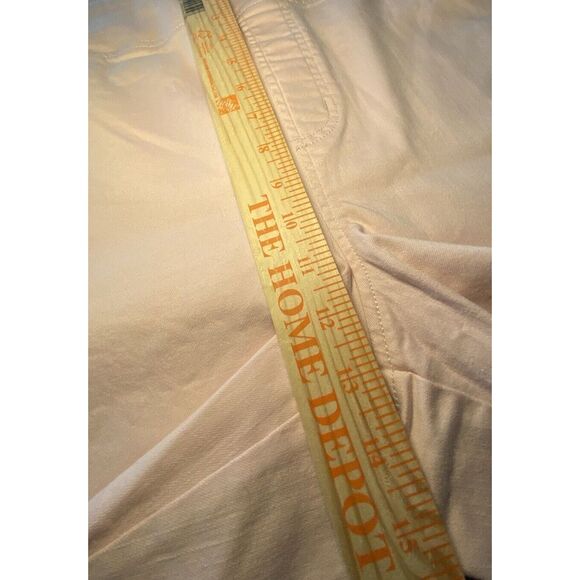 Belle Kim Gravel 26w Cut Off Shorts Fringed Soft Pink Stretch Modal Cotton - Picture 10 of 10